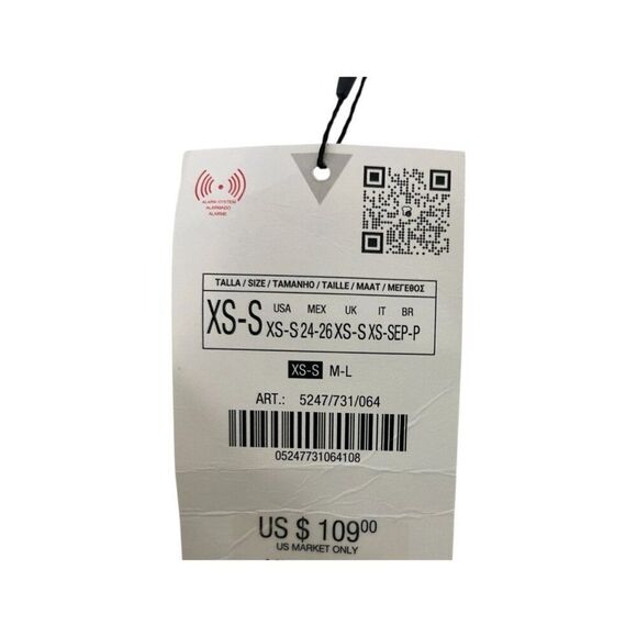 Zara Womens Oversized Blazer XS S White Black Pinstriped 5247/731 NWT - Picture 7 of 14